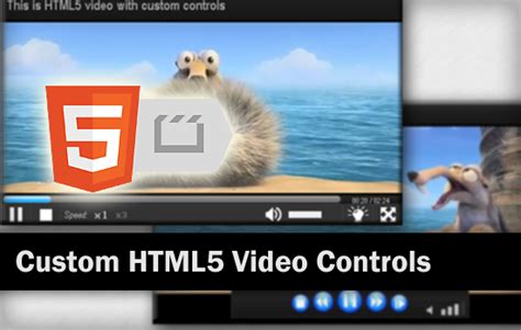In HTML5, you can embed a video in your webpage using a pair of <video> tags. . Html5 video custom controls overlay